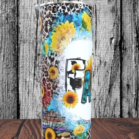 Faith 20 oz Skinny Tumbler - Picture 3 of 6